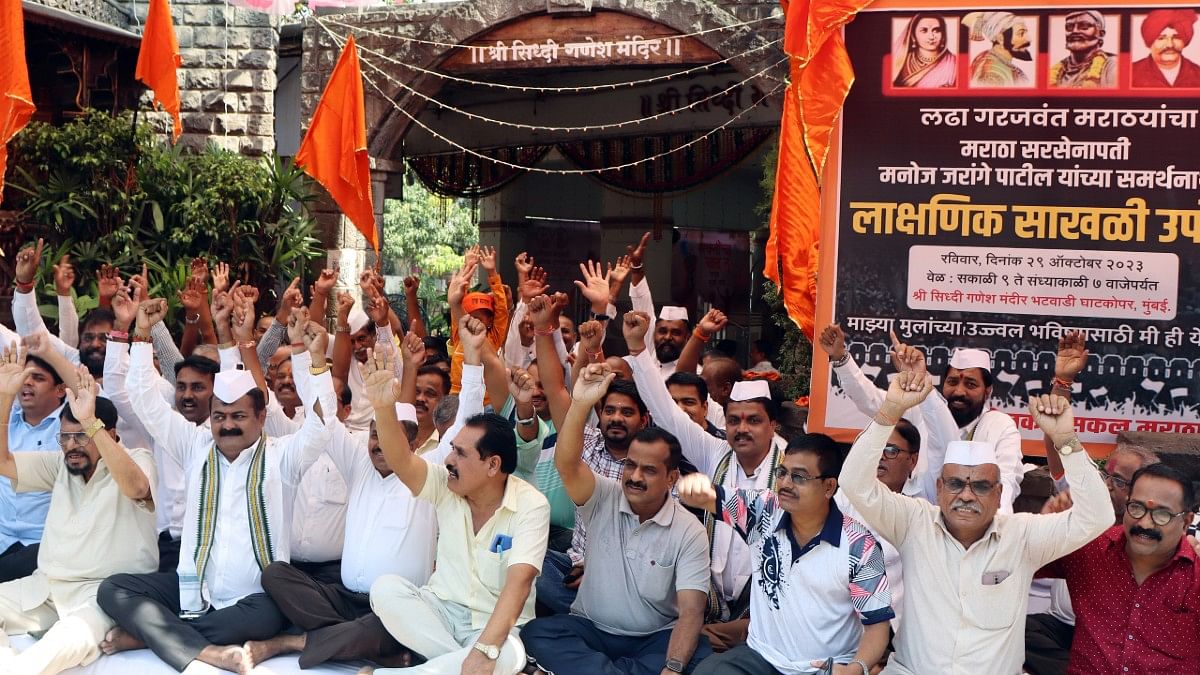 maratha quota stir has shinde fadnavis government in a bind