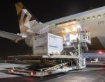 The flight carrying the first global shipment of Sotrovimab arrived in Abu Dhabi e1623910162158