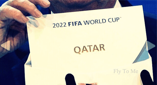 Envelope giving the World Cup to Qatar