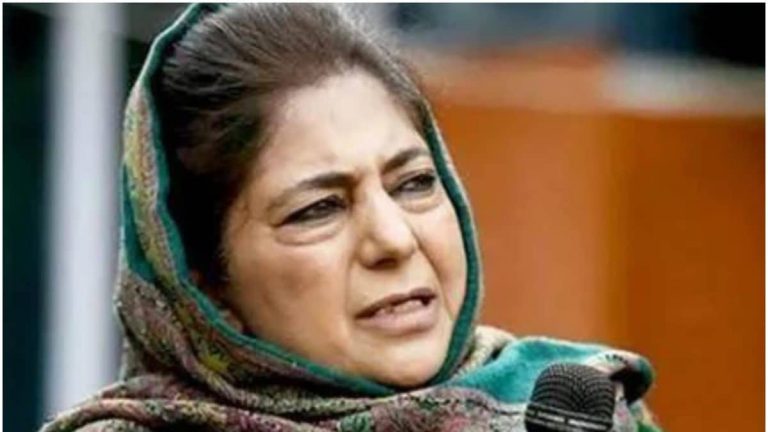 govt wants to bring 10 lakh people in jk from outside mehbooba mufti opposes scheme for landless people