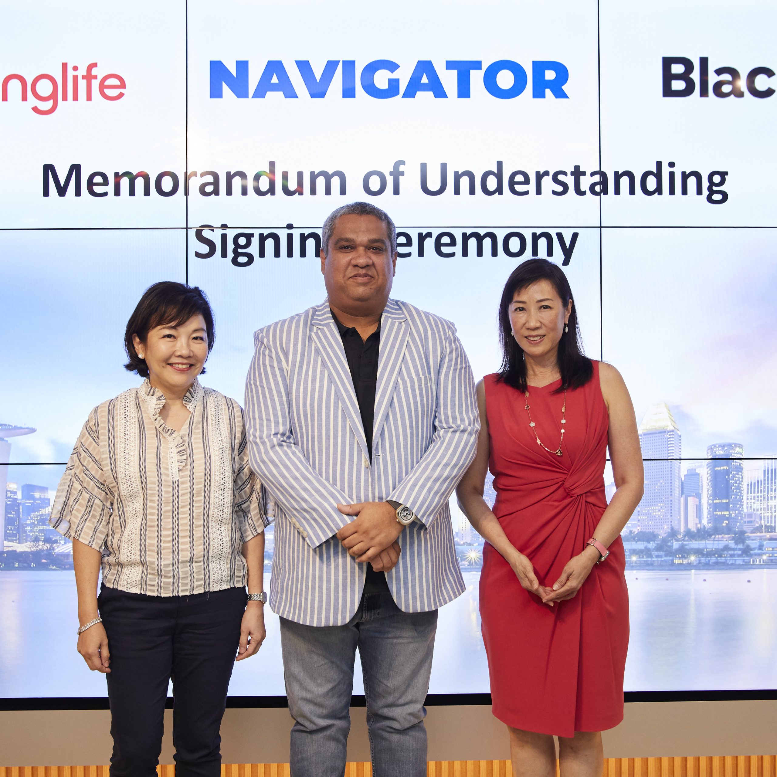 From Left Pearlyn Phau Group CEO