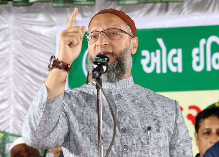 owaisi slams shah over his rioters taught lesson remark
