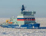 The lead universal nuclear powered icebreaker of the 22220 series[51435]