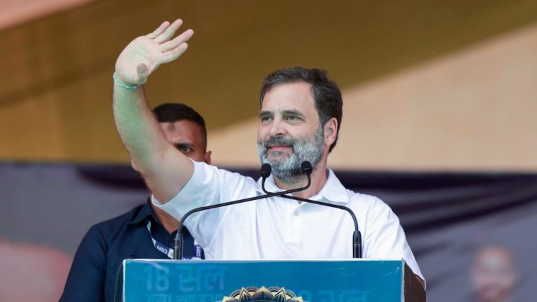 congress leader rahul gandhis caste census pitch rattles bjp and rss