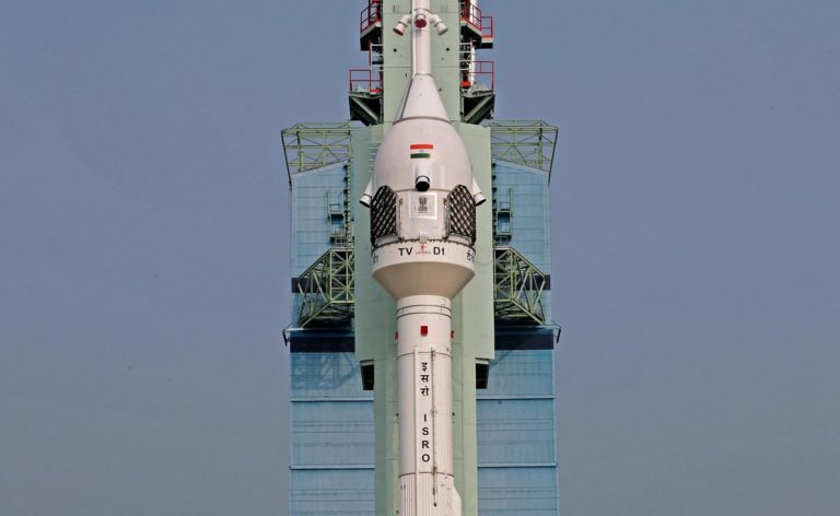 gaganyaans tv d1 flight launches successfully crew escape module touches down in sea