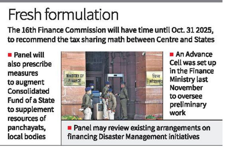 cabinet approves terms of reference for 16th finance commission