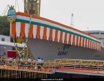 navys under construction warship surats crest unveiled