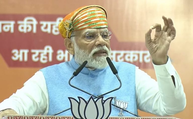 pm modi recalls kanhaiya lals murder at rajasthan rally says cong govt sympathising with terrorists