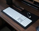 Leander Black Leather Desk Mat
