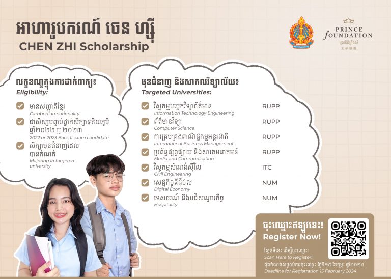 Chen Zhi Scholarship Registratio