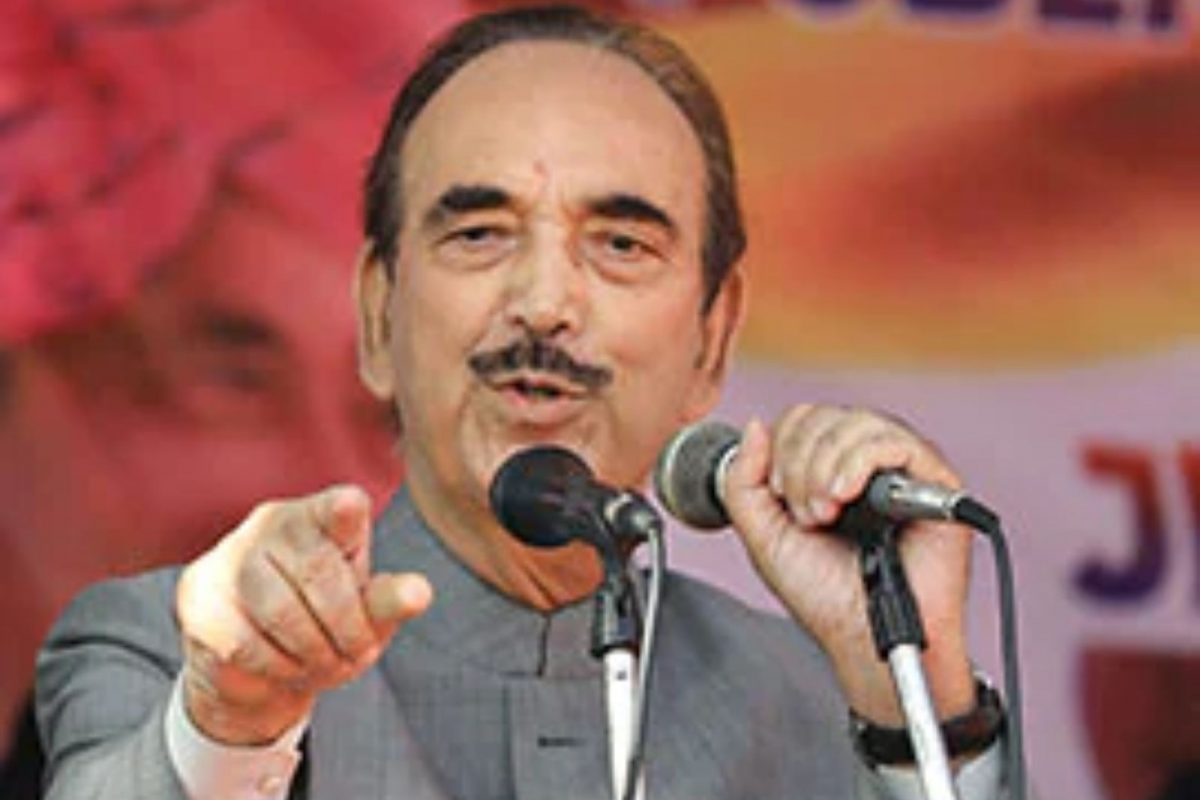 ghulam nabi azad should be stripped of padma award for compromising national security cong