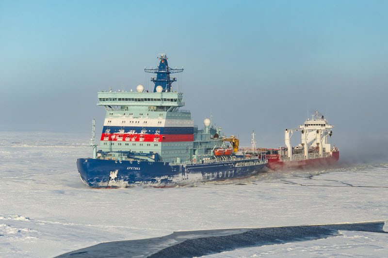The lead nuclear icebreaker Arktika of project 22220