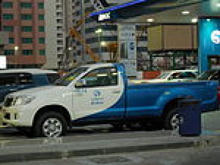 150px Toyota Hilux pickup truck of ADNOC
