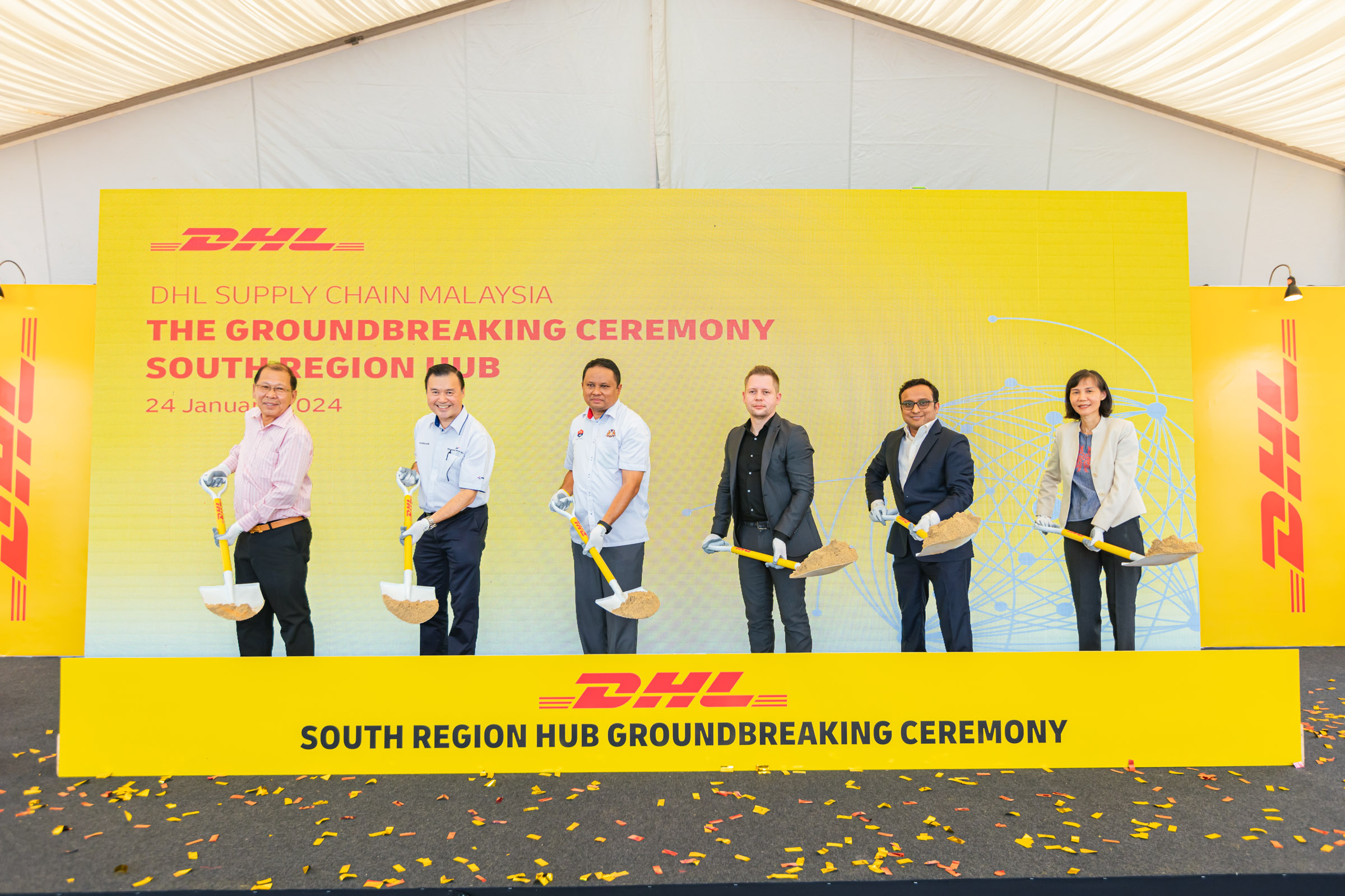 Groundbreaking ceremony of South