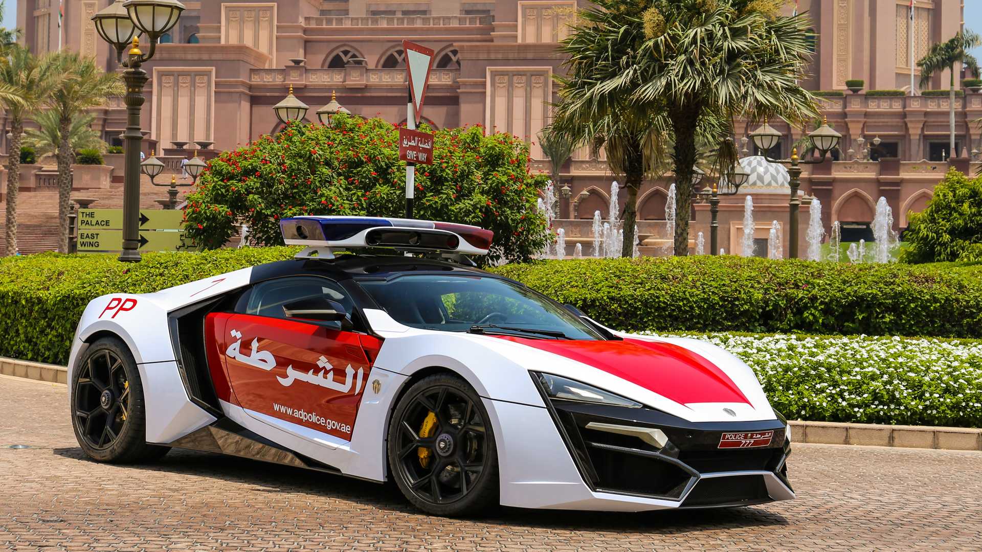 lykan hypersport for abu dhabi police 1
