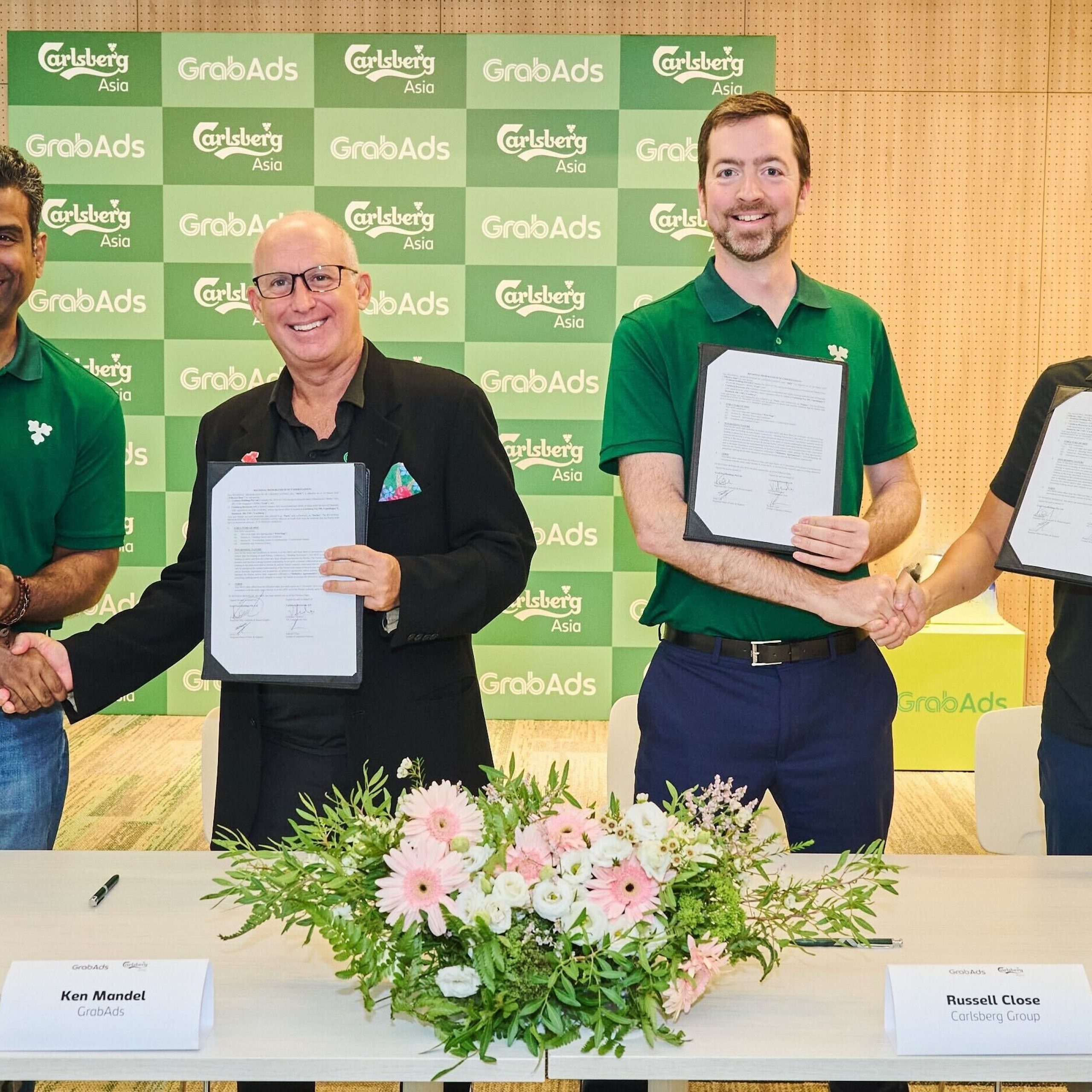 Carlsberg x GrabAds MOU Signing