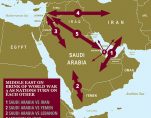 Tensions Middle East graphic map world War 3 1121473