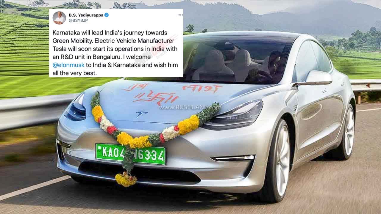 karnataka cm confirms tesla india launch plans