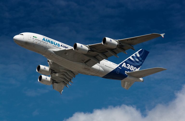 Airbus A380 overfly