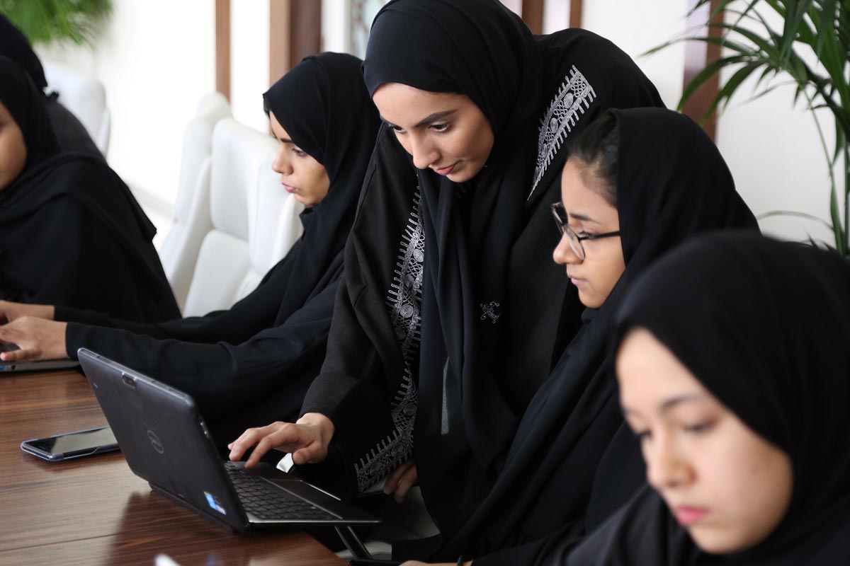 Emirati students 1