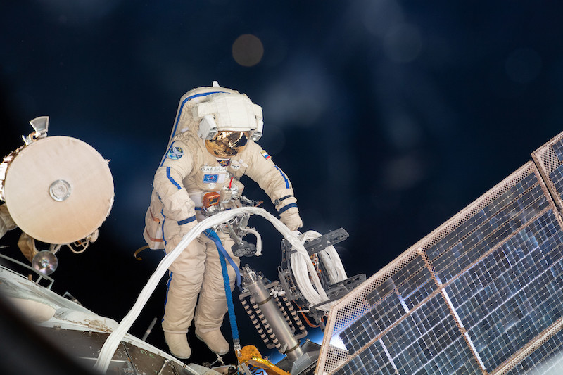 RUSSIAN SPACEWALK SERGEY PROKOPYEV 2020
