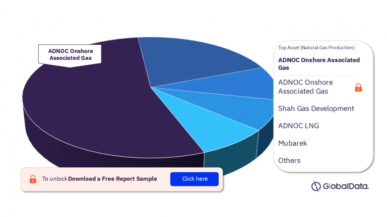 UAE Marketed Natural Gas Production Analysis by Assets
