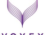VOYEX logo purple on white