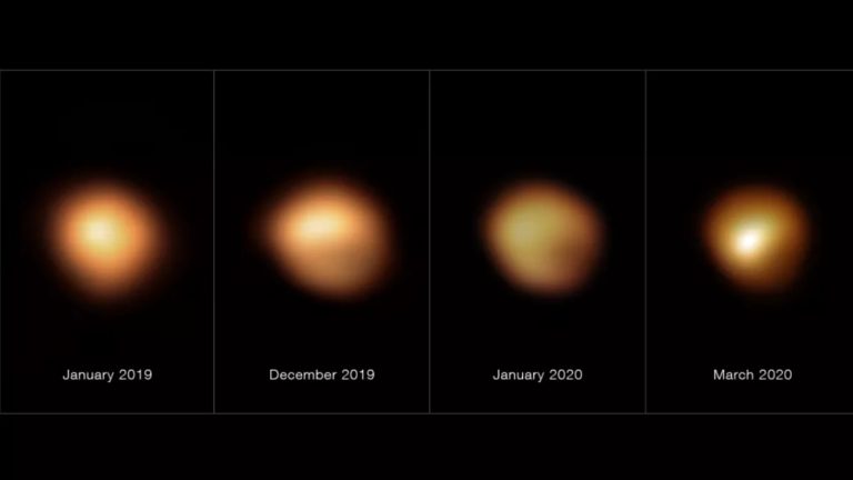 betelgeuse star dimming nature journal 1624265389381