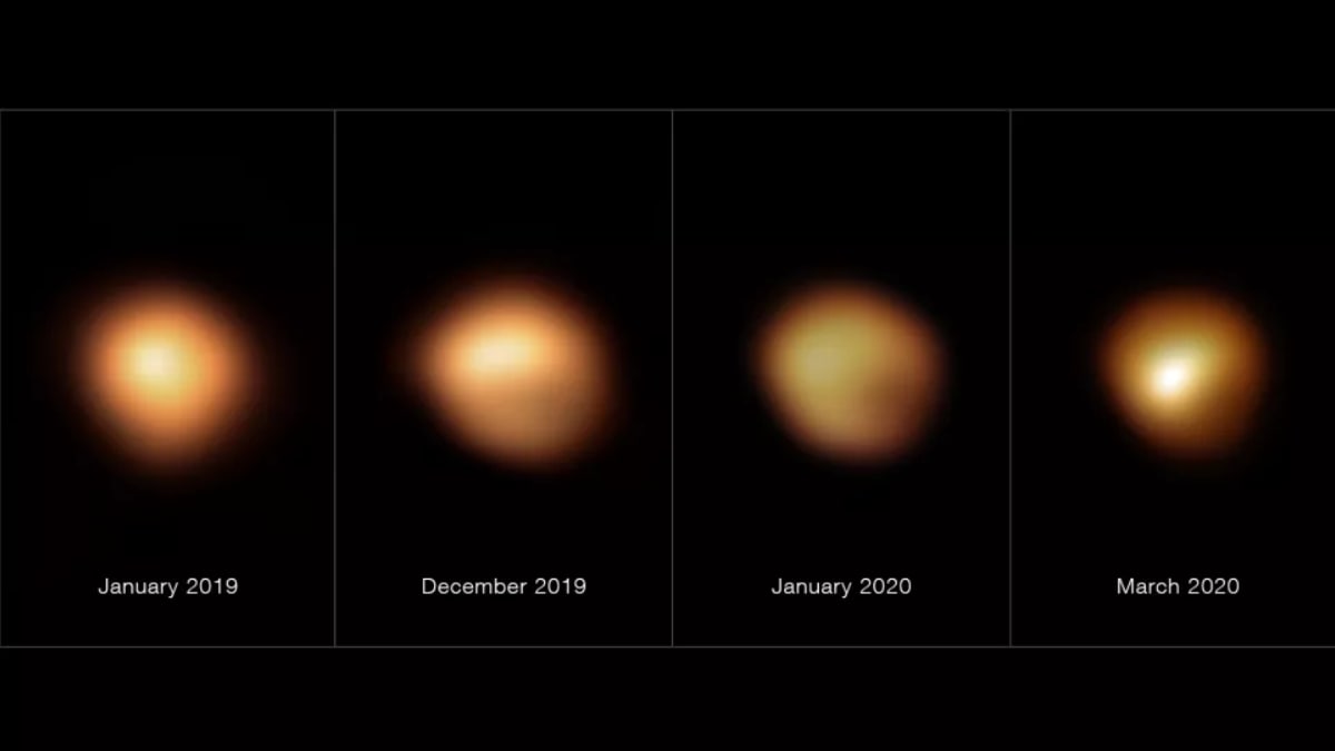 betelgeuse star dimming nature journal 1624265389381