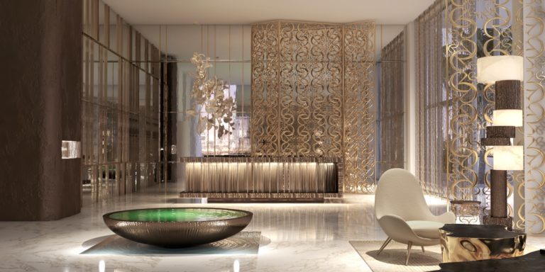ELIE SAAB at Emaar Beachfront lobby 768x384 1