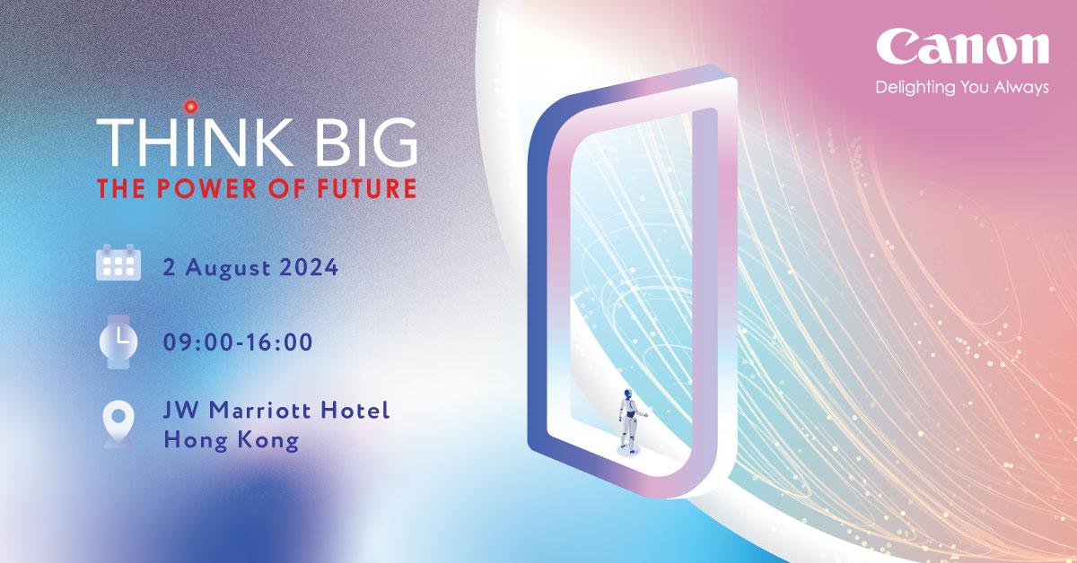 Think Big HK Pre Event Press Rel