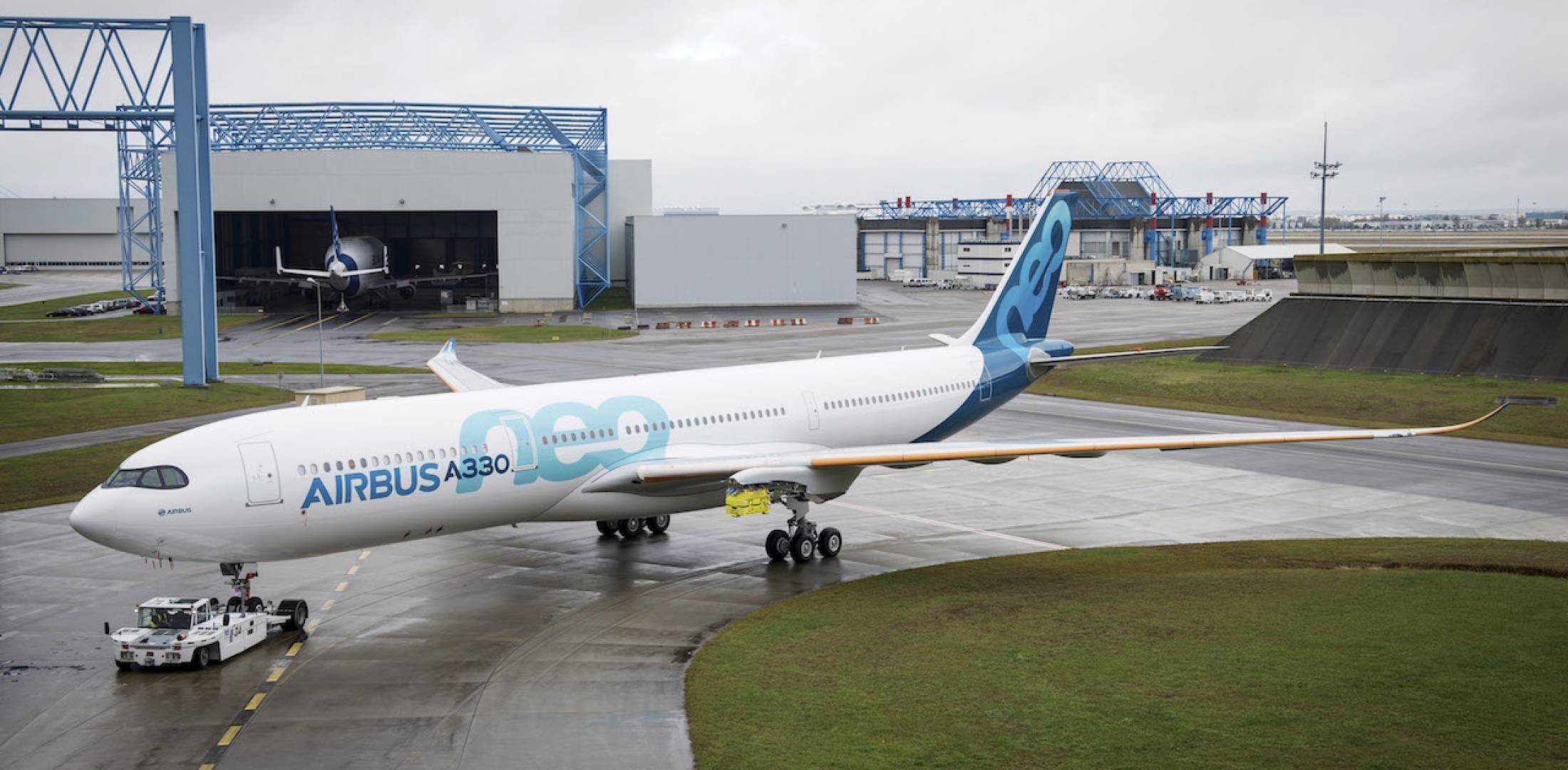 first a330neo paint shop rollout 2