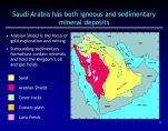 saudi arabia has both igneous and sedimentary mineral deposits l