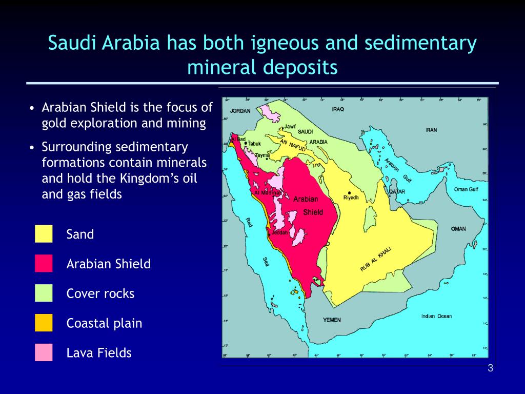 saudi arabia has both igneous and sedimentary mineral deposits l