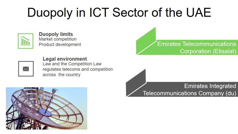 the uae telecommunication sector policy analysis slide1
