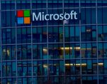 FILE PHOTO: A Microsoft logo is seen in Issy les Moulineaux near Paris