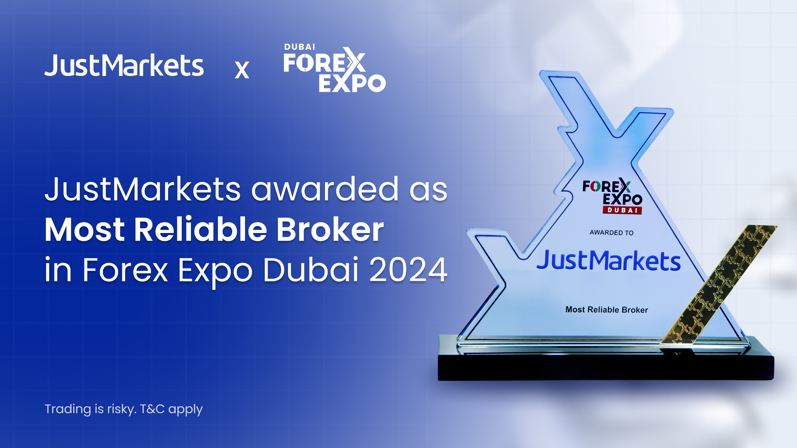 JM Awarded Most Reliable Broker