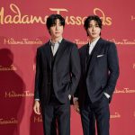 Ahn Hyo Seop with wax figure at