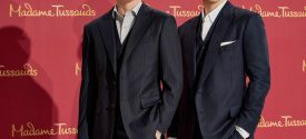 Ahn Hyo Seop with wax figure at