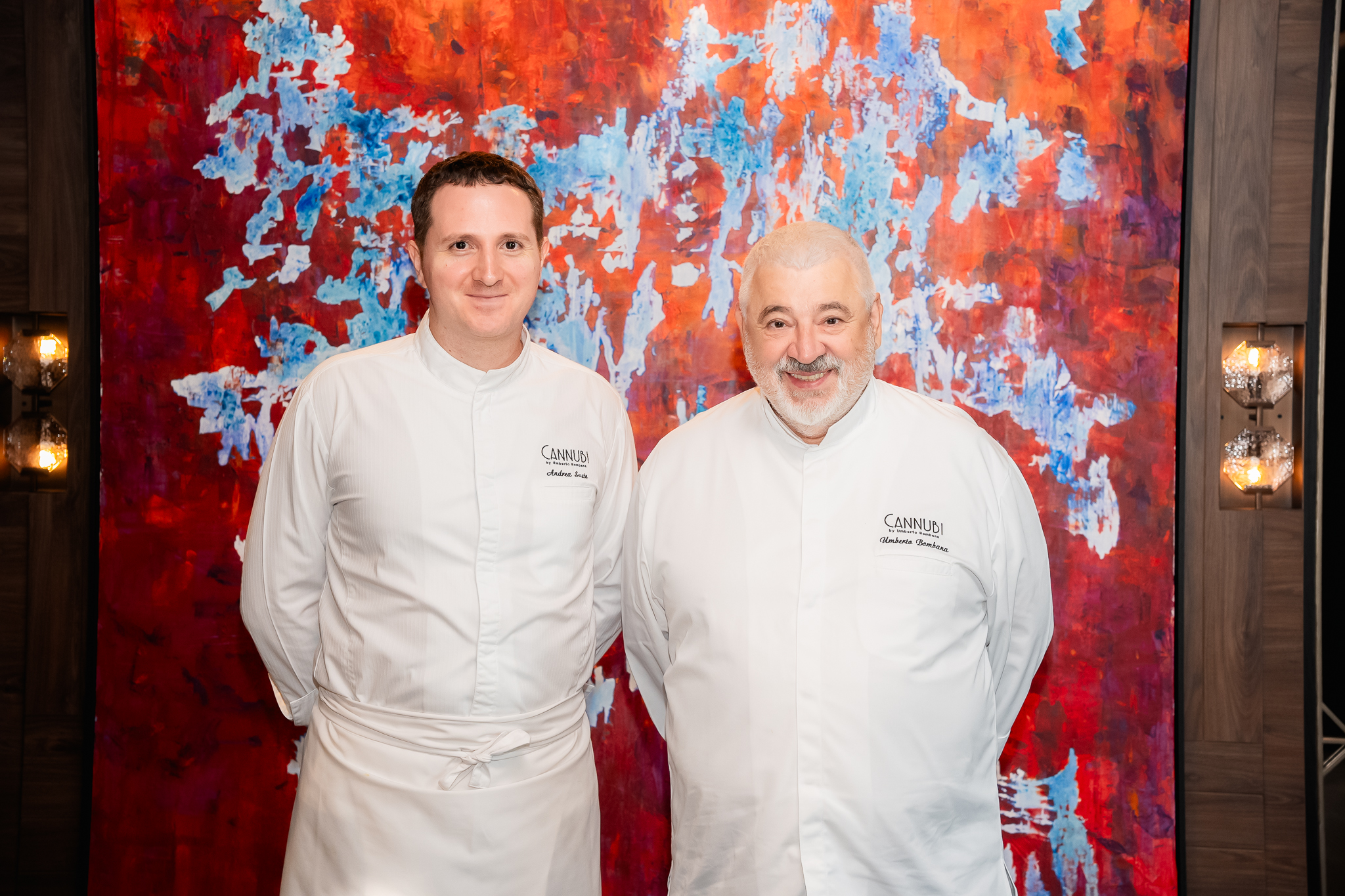 Chef Andrea Susto and Chef Umber