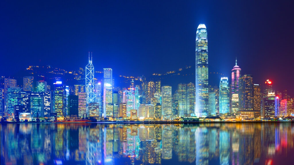 Hong,Kong,Island,From,Kowloon.