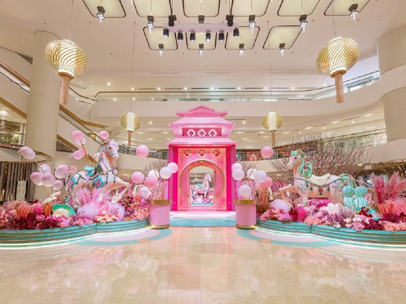 Spring Bloom Gallop Pavilion