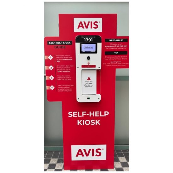 avis self kiosk x p