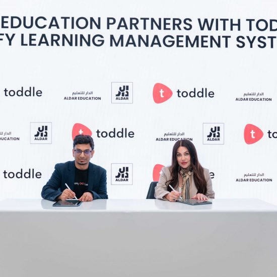 Aldar Education x Toddle MoU signing ()