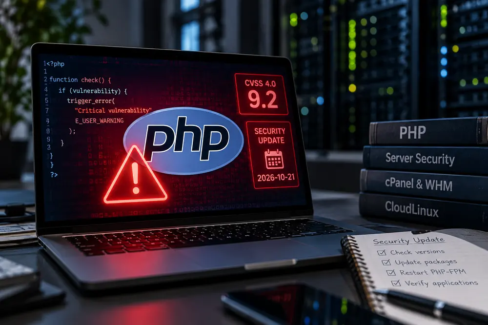 php critical security updates